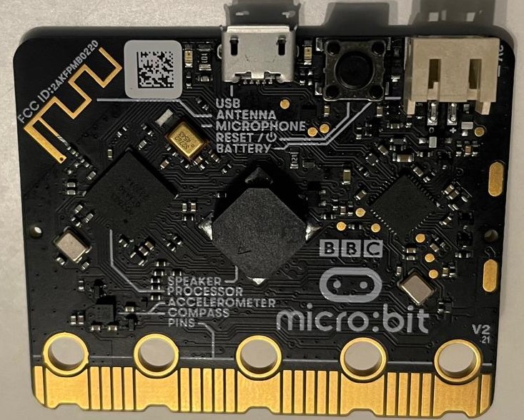 Image Microbit behind